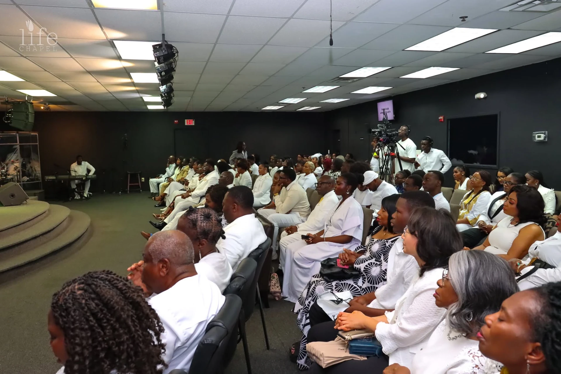Weekend worship service at Life Chapel