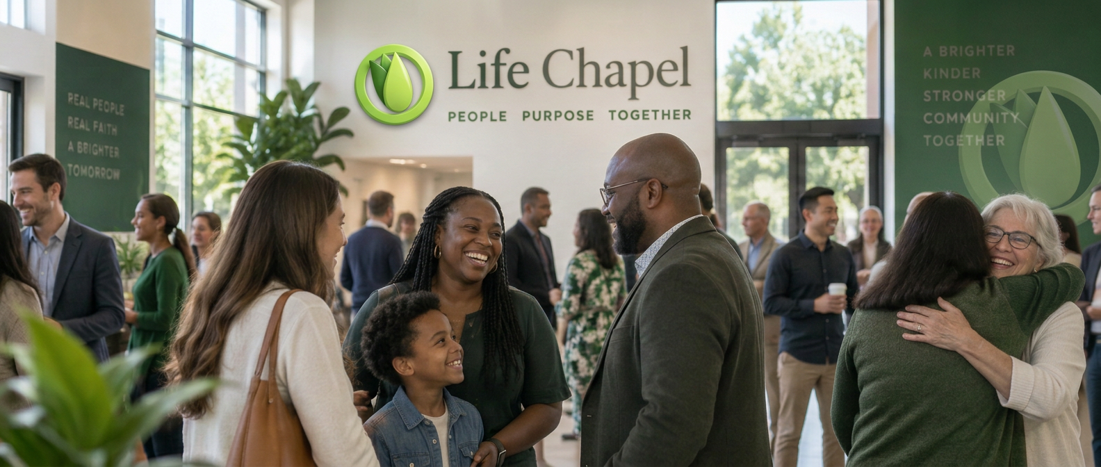 Life Chapel community fellowship and welcoming families